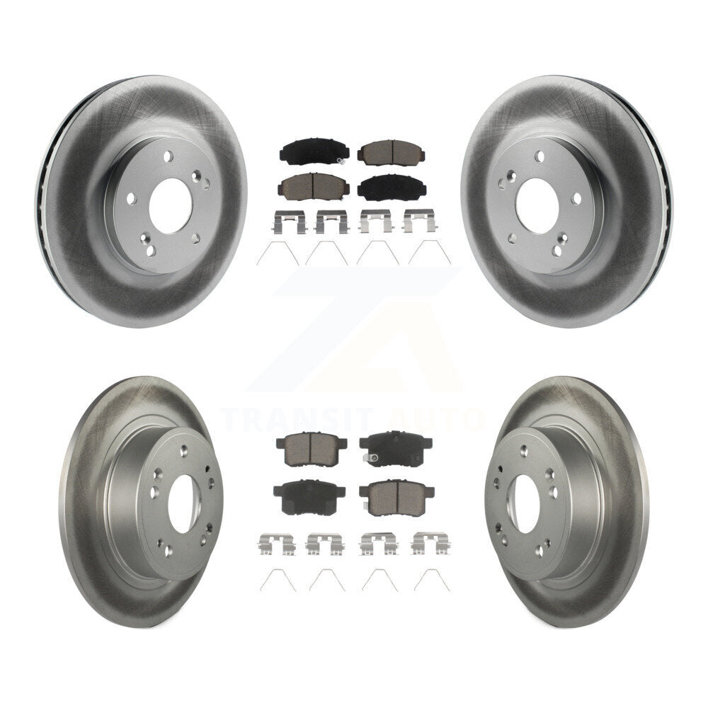Transit Auto KGC-102206 Disc Brake Kit for 2010-2014 Honda Accord, Acura TSX - Front and Rear