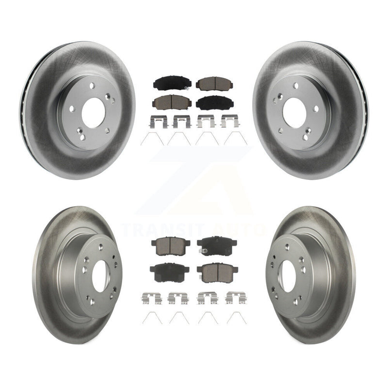 Transit Auto KGC-102206 Disc Brake Kit for 2010-2014 Honda Accord, Acura TSX - Front and Rear