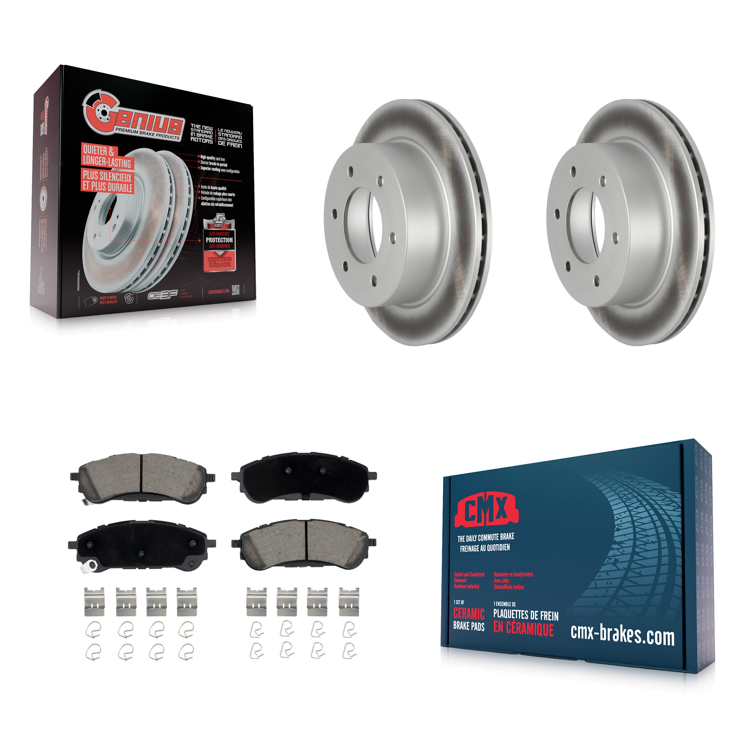 Transit Auto KGC-102215 Disc Brake Kit for 2019-2023 Ford Ranger - Rear