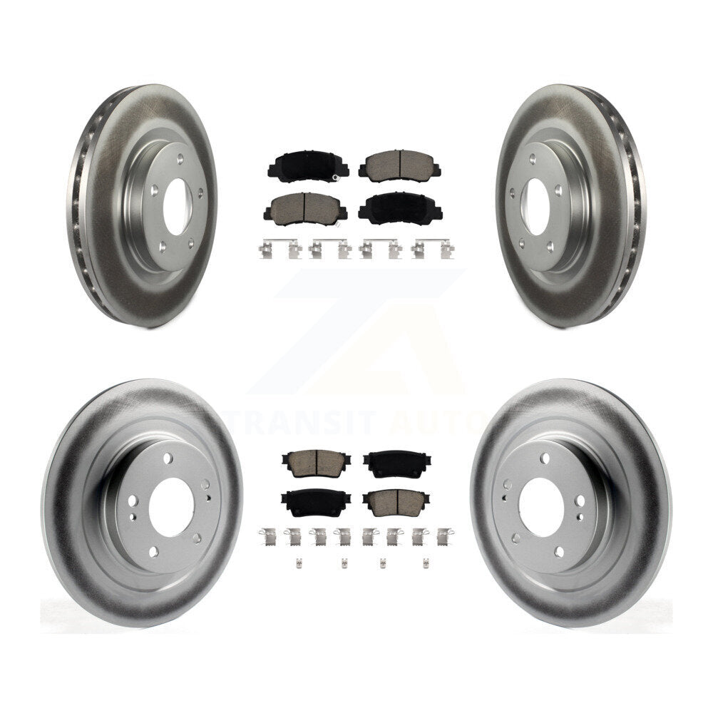 Transit Auto KGC-102229 Disc Brake Kit for 2018-2022 Mitsubishi Eclipse Cross - Front and Rear