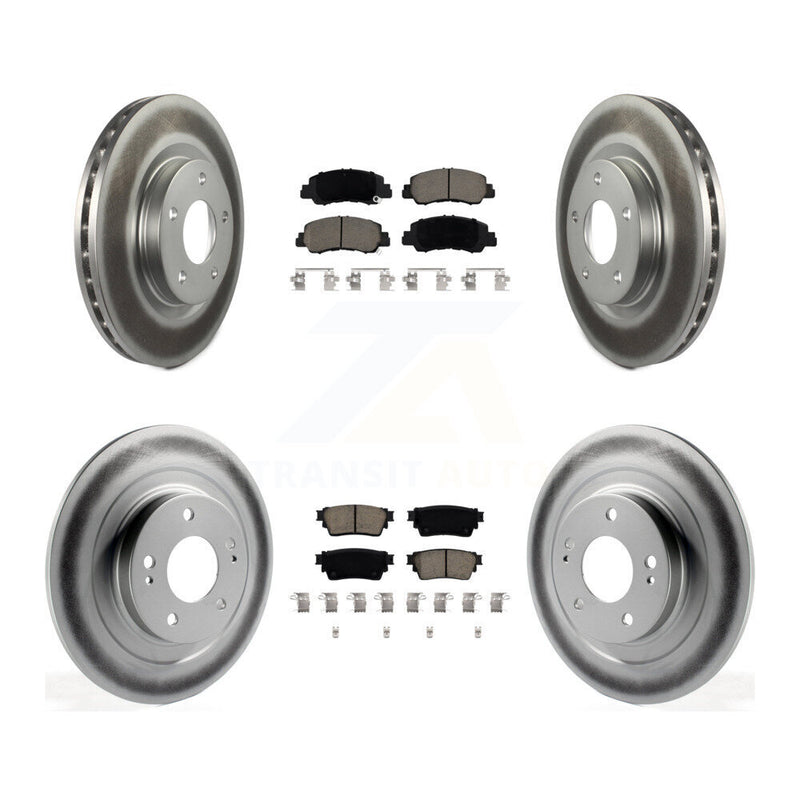 Transit Auto KGC-102229 Disc Brake Kit for 2018-2022 Mitsubishi Eclipse Cross - Front and Rear