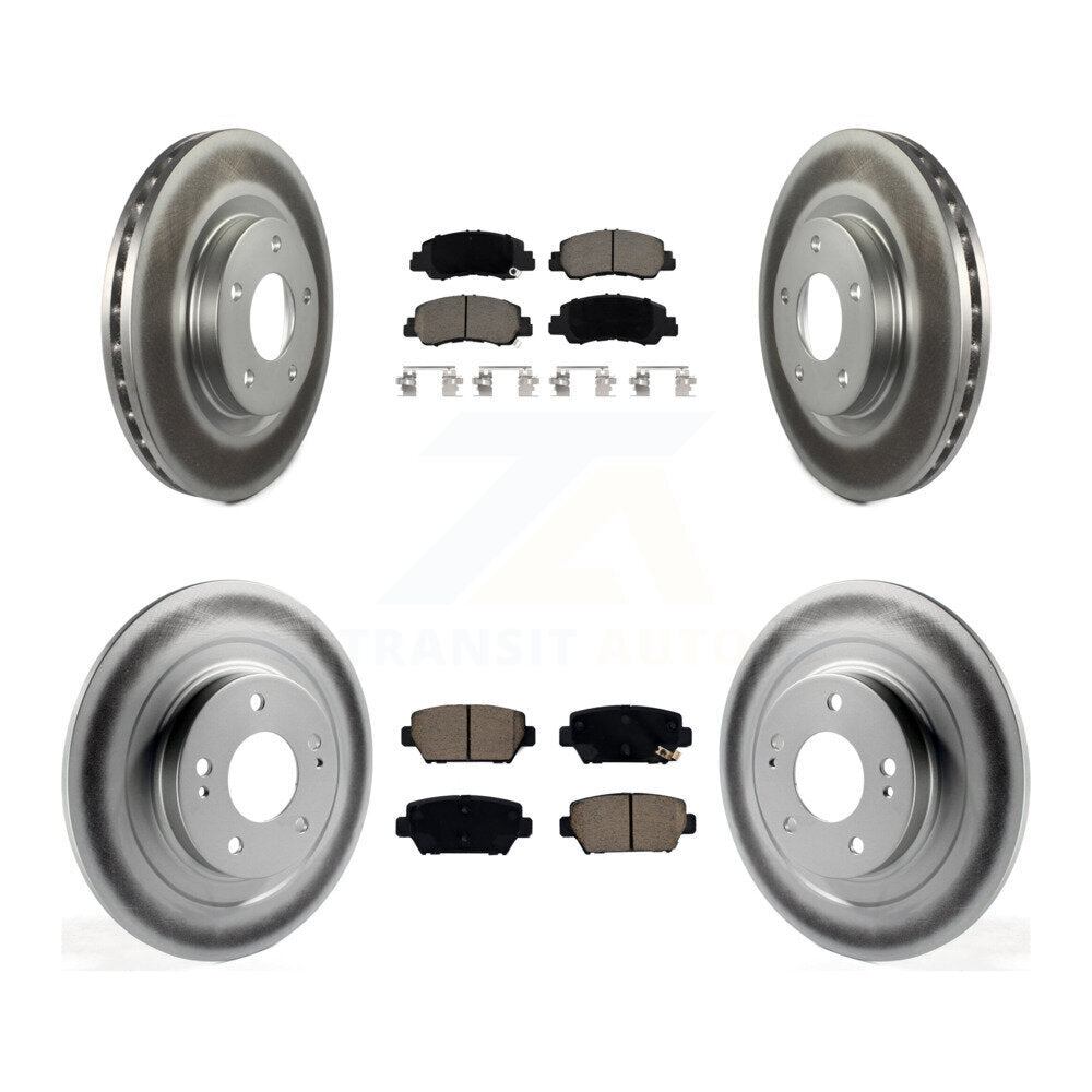 Transit Auto KGC-102230 Disc Brake Kit for 2018-2022 Mitsubishi Eclipse Cross - Front and Rear