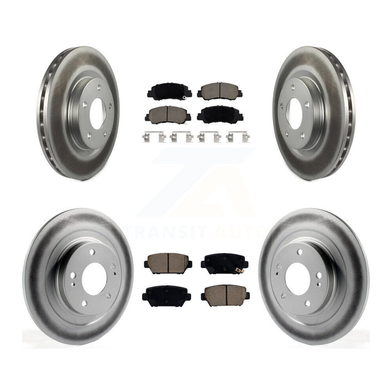Transit Auto KGC-102230 Disc Brake Kit for 2018-2022 Mitsubishi Eclipse Cross - Front and Rear