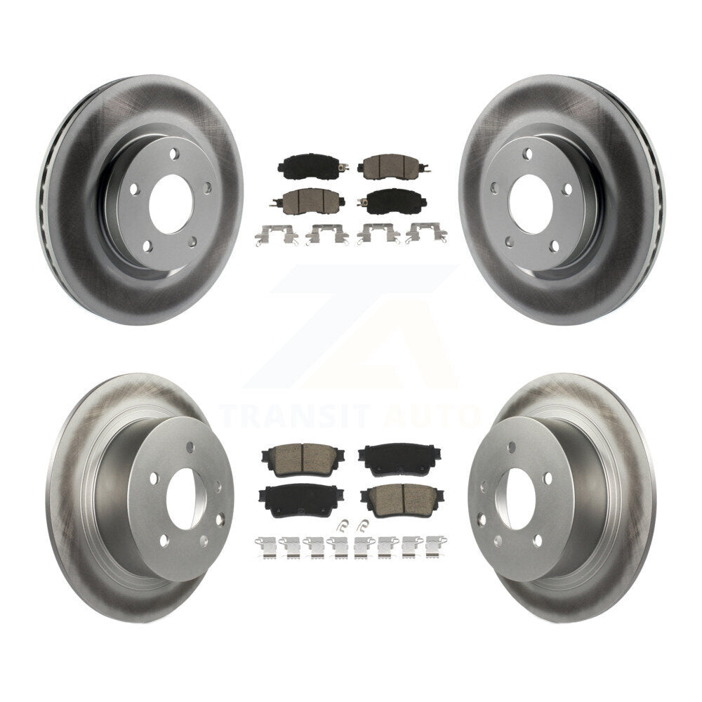 Transit Auto KGC-102233 Disc Brake Kit for 2019-2020 Nissan Altima - Front and Rear