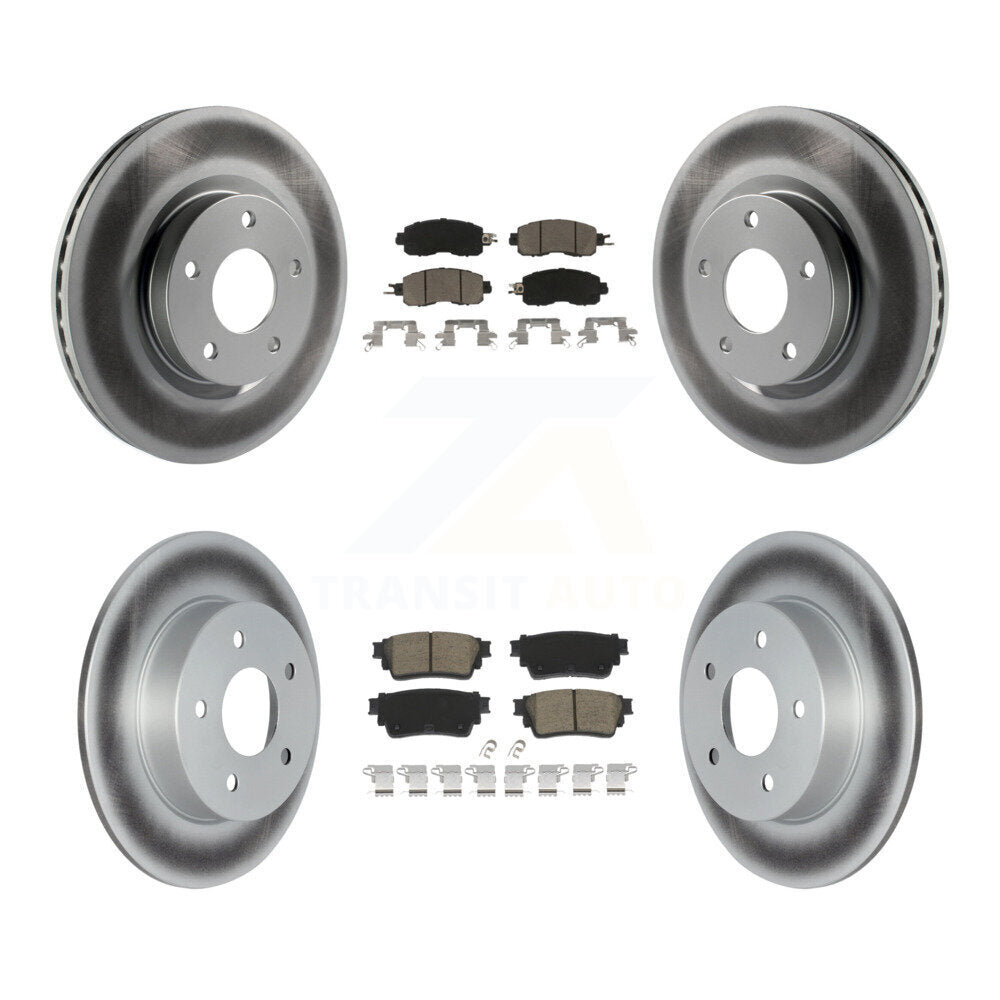 Transit Auto KGC-102234 Disc Brake Kit for 2019-2023 Nissan Altima - Front and Rear