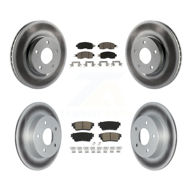 Transit Auto KGC-102234 Disc Brake Kit for 2019-2023 Nissan Altima - Front and Rear