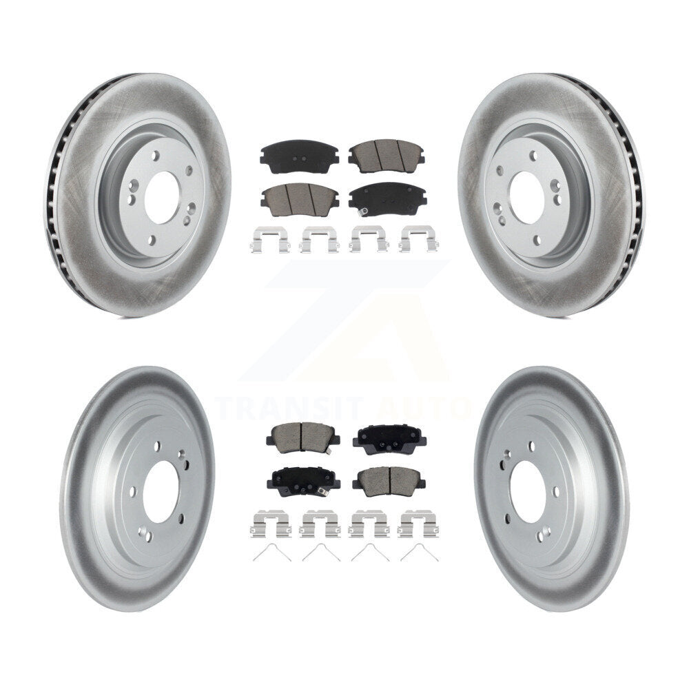 Transit Auto KGC-102235 Disc Brake Kit for 2017-2022 Kia Sportage - Front and Rear