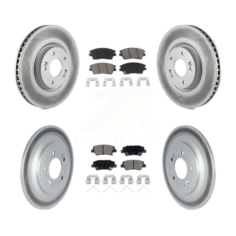 Transit Auto KGC-102235 Disc Brake Kit for 2017-2022 Kia Sportage - Front and Rear