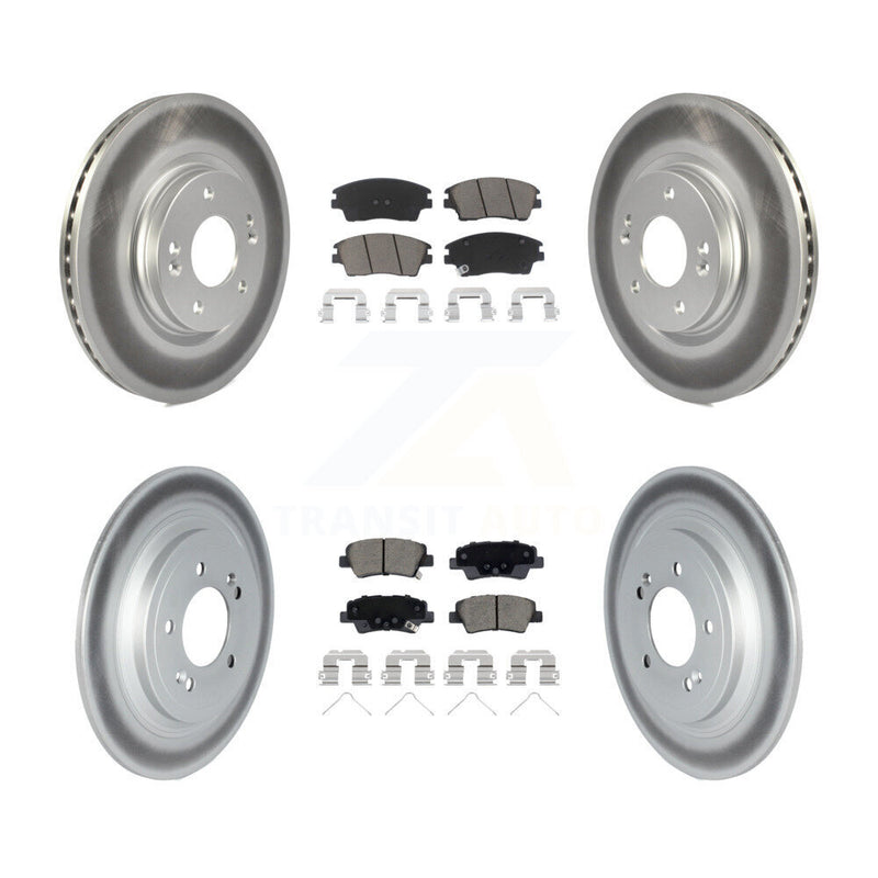 Transit Auto KGC-102236 Disc Brake Kit for 2017-2022 Hyundai Tucson, Kia Sportage - Front and Rear