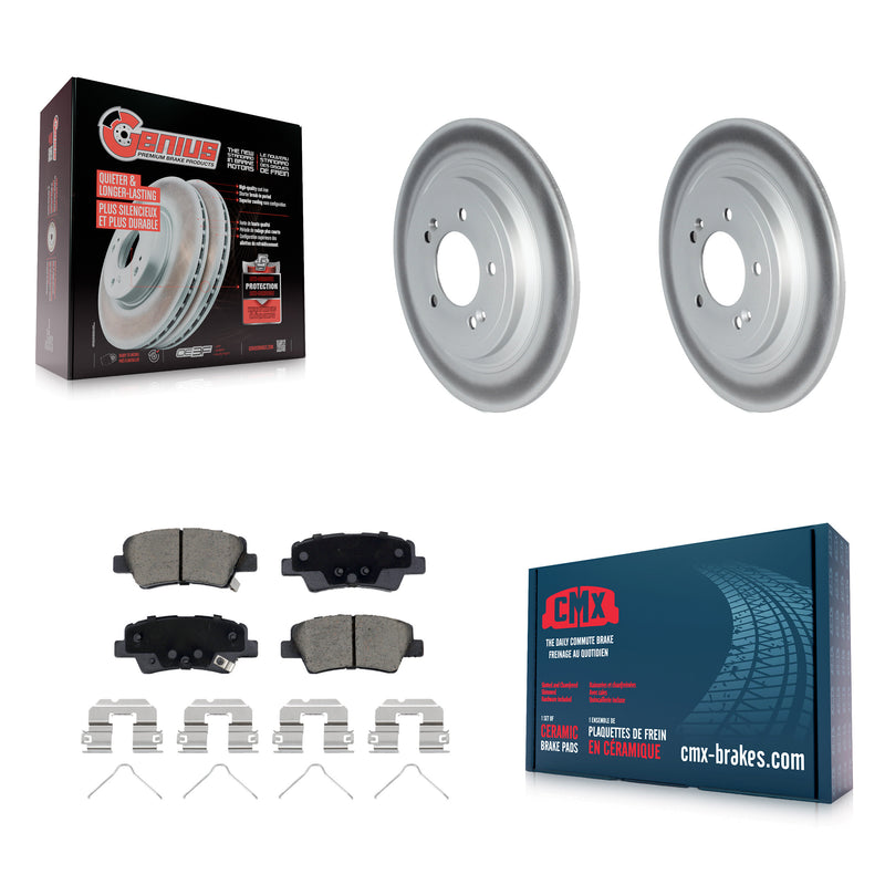 Transit Auto KGC-102241 Disc Brake Kit for 2017-2022 Hyundai Nexo, Hyundai Tucson, Kia Sportage - Rear