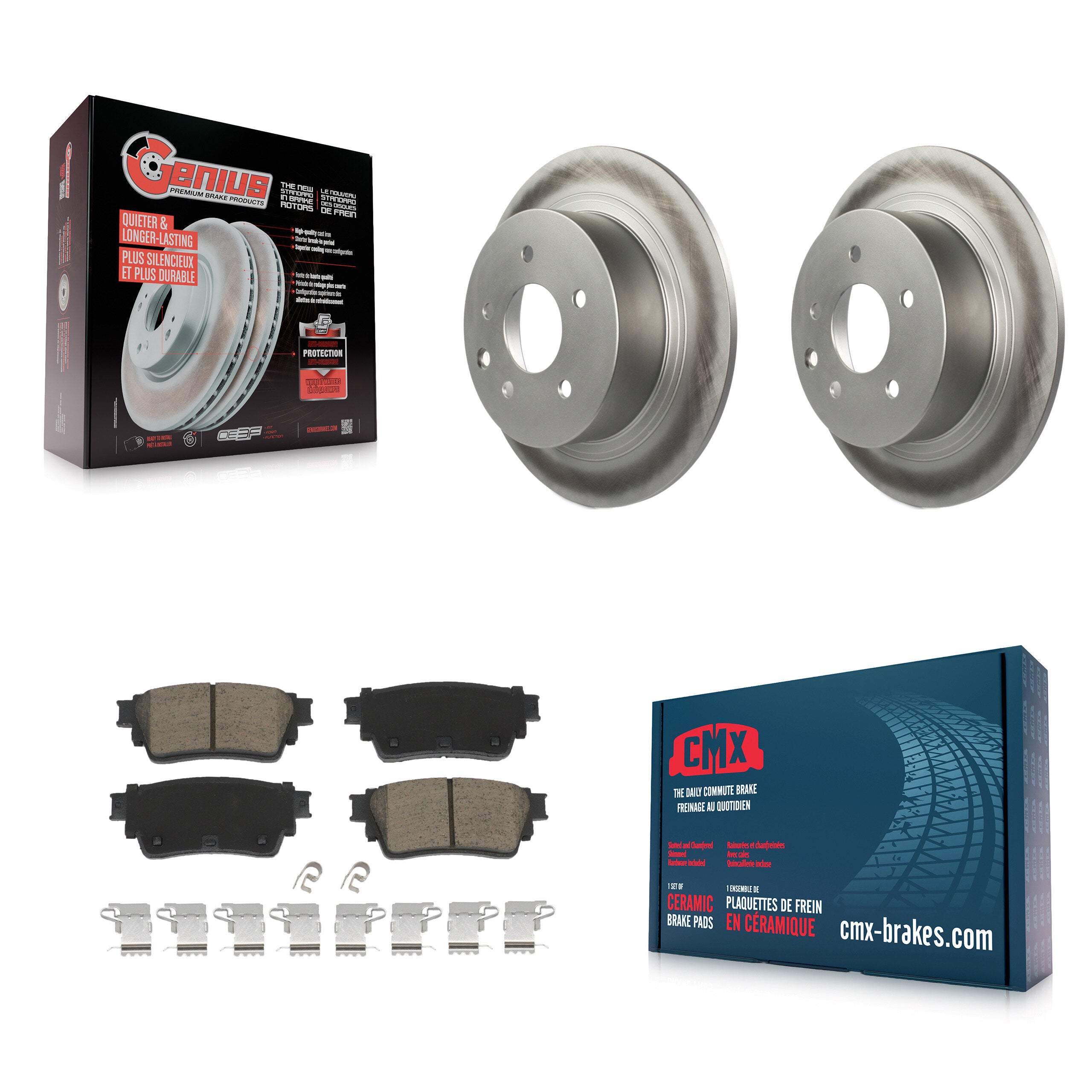 Transit Auto KGC-102244 Disc Brake Kit for 2019-2020 Nissan Altima - Rear