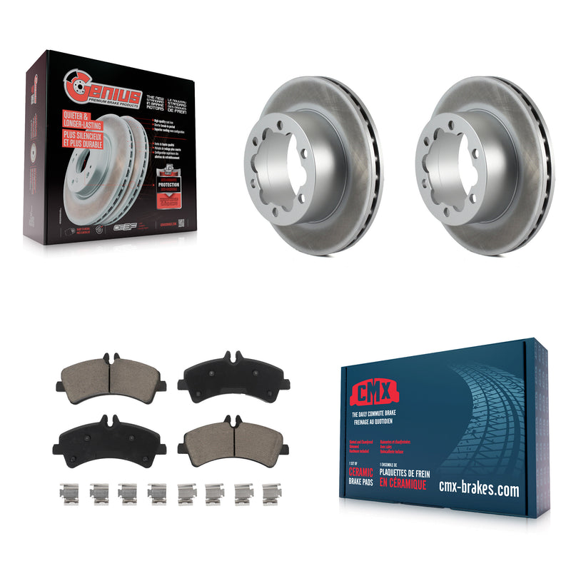 Transit Auto KGC-102246 Disc Brake Kit for 2007-2018 Freightliner Sprinter 3500, Mercedes-Benz Sprinter 3500XD and More - Rear