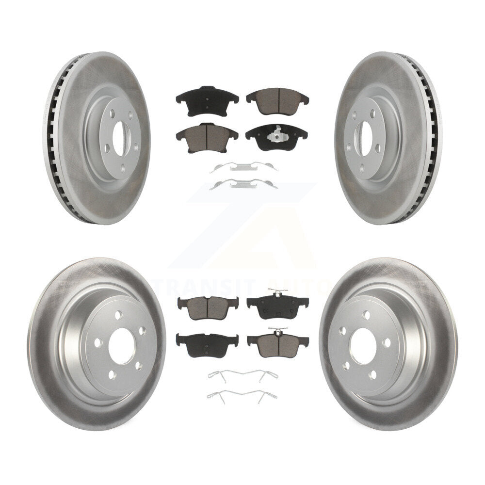 Transit Auto KGC-102251 Disc Brake Kit for 2019-2020 Ford SSV Plug-In Hybrid - Front and Rear
