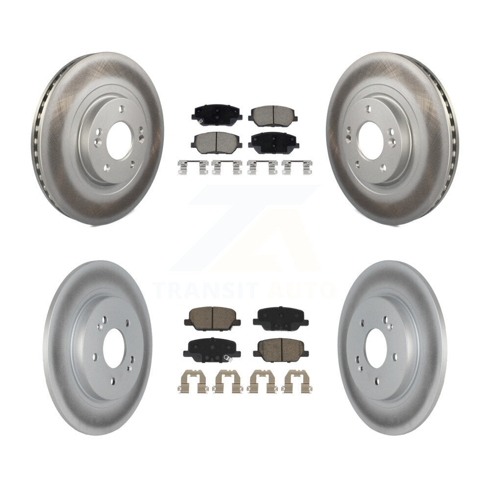 Transit Auto KGC-102255 Disc Brake Kit for 2019-2020 Hyundai Santa Fe - Front and Rear
