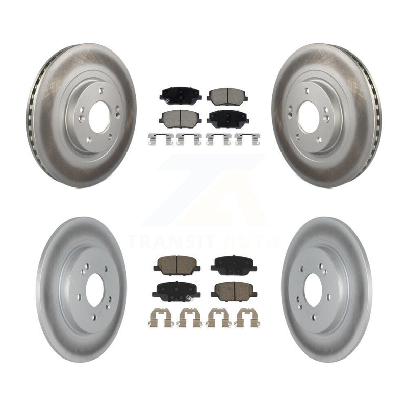 Transit Auto KGC-102255 Disc Brake Kit for 2019-2020 Hyundai Santa Fe - Front and Rear