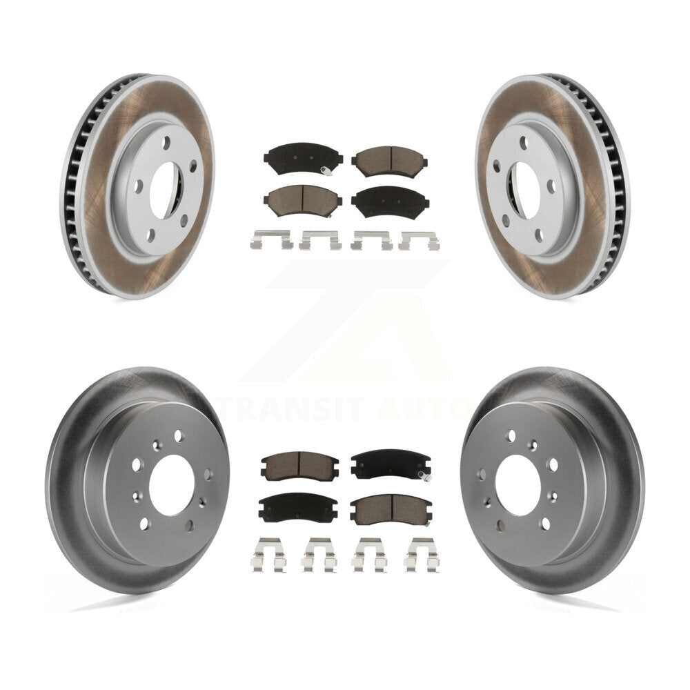 Transit Auto KGC-102256 Disc Brake Kit for 1997-2005 Chevrolet Venture, Oldsmobile Intrigue and More - Front and Rear