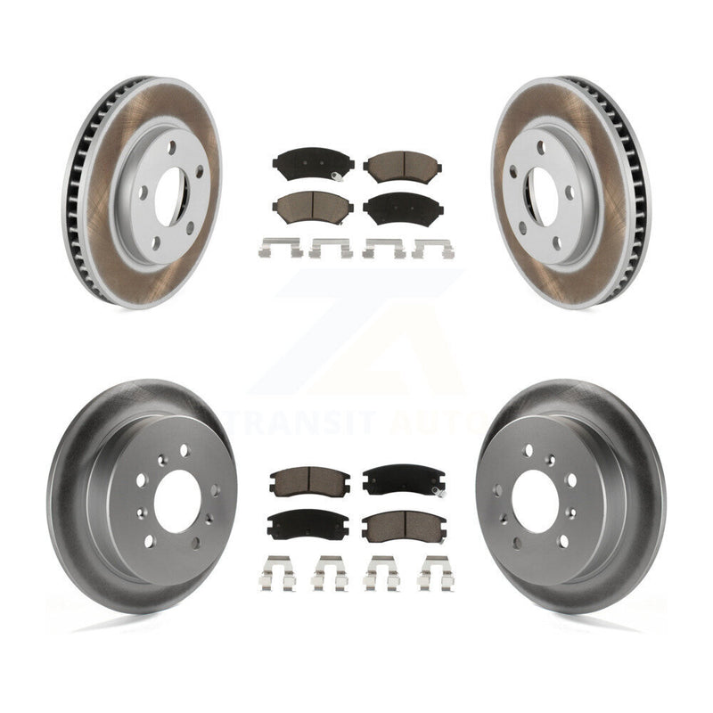 Transit Auto KGC-102256 Disc Brake Kit for 1997-2005 Chevrolet Venture, Oldsmobile Intrigue and More - Front and Rear