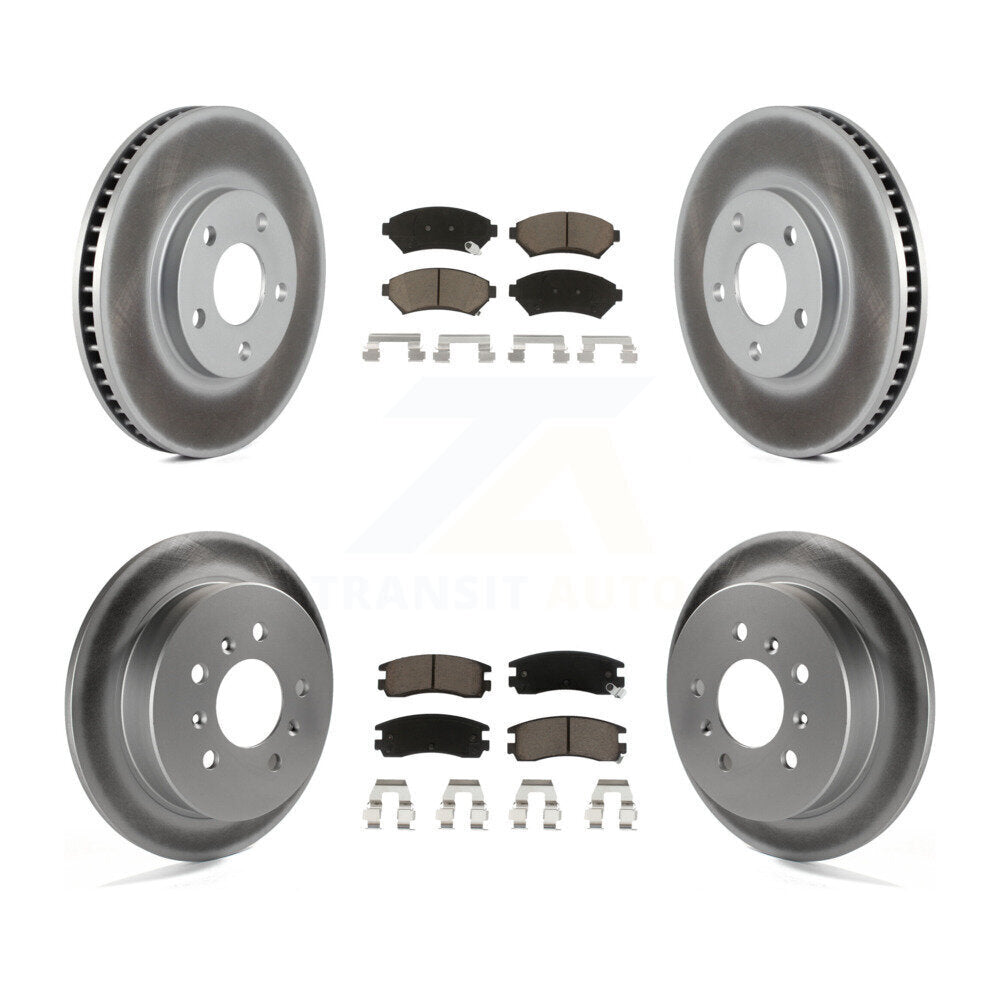 Transit Auto KGC-102257 Disc Brake Kit for 1998-2005 Chevrolet Impala, Chevrolet Monte Carlo, Oldsmobile Intrigue - Front and Rear