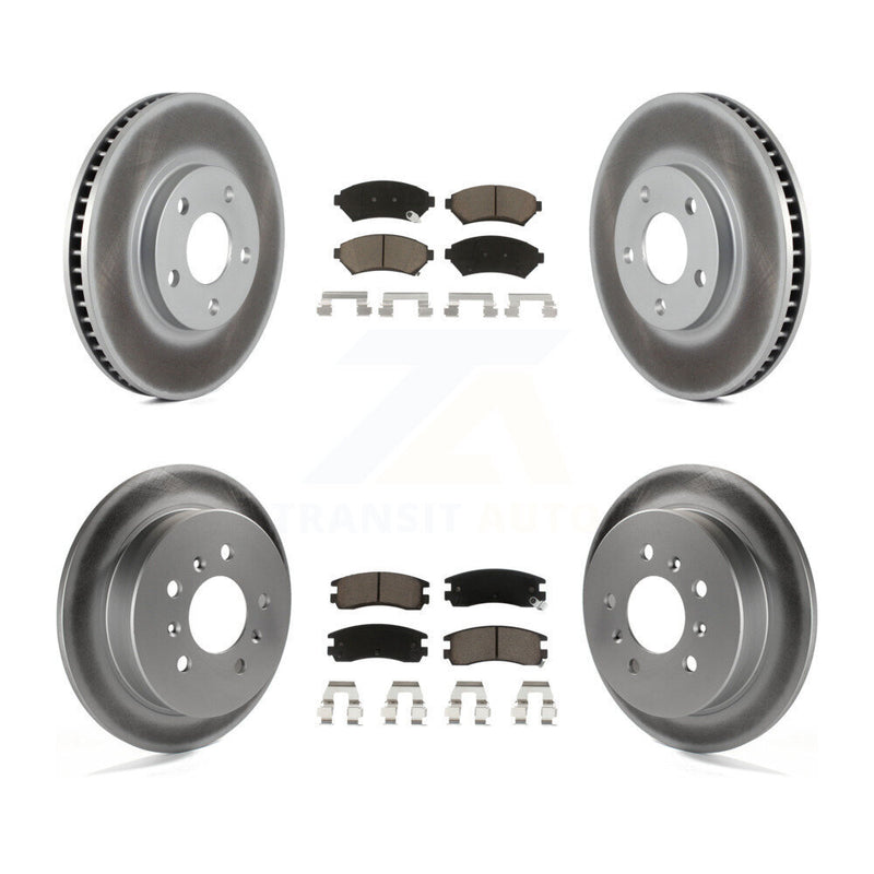 Transit Auto KGC-102257 Disc Brake Kit for 1998-2005 Chevrolet Impala, Chevrolet Monte Carlo, Oldsmobile Intrigue - Front and Rear