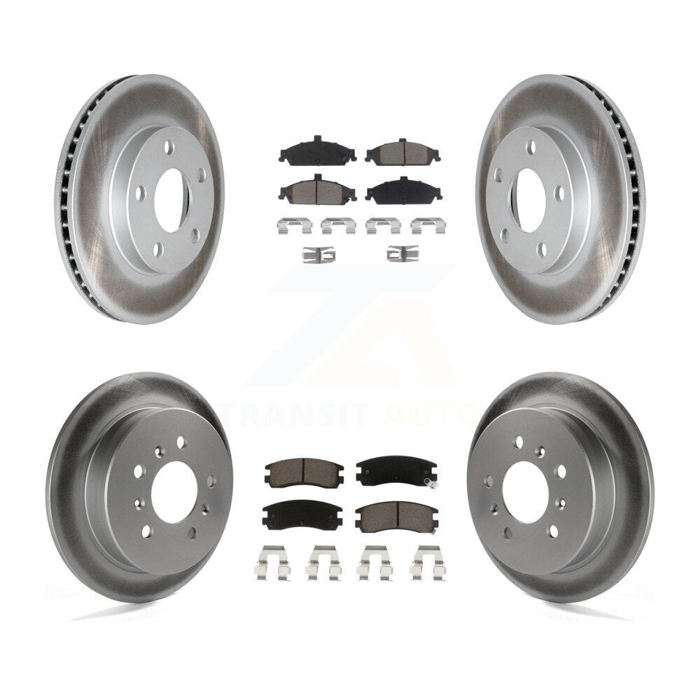 Transit Auto KGC-102258 Disc Brake Kit for 1999-2005 Oldsmobile Alero, Pontiac Grand Am - Front and Rear