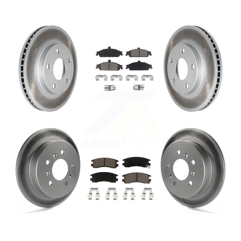Transit Auto KGC-102258 Disc Brake Kit for 1999-2005 Oldsmobile Alero, Pontiac Grand Am - Front and Rear