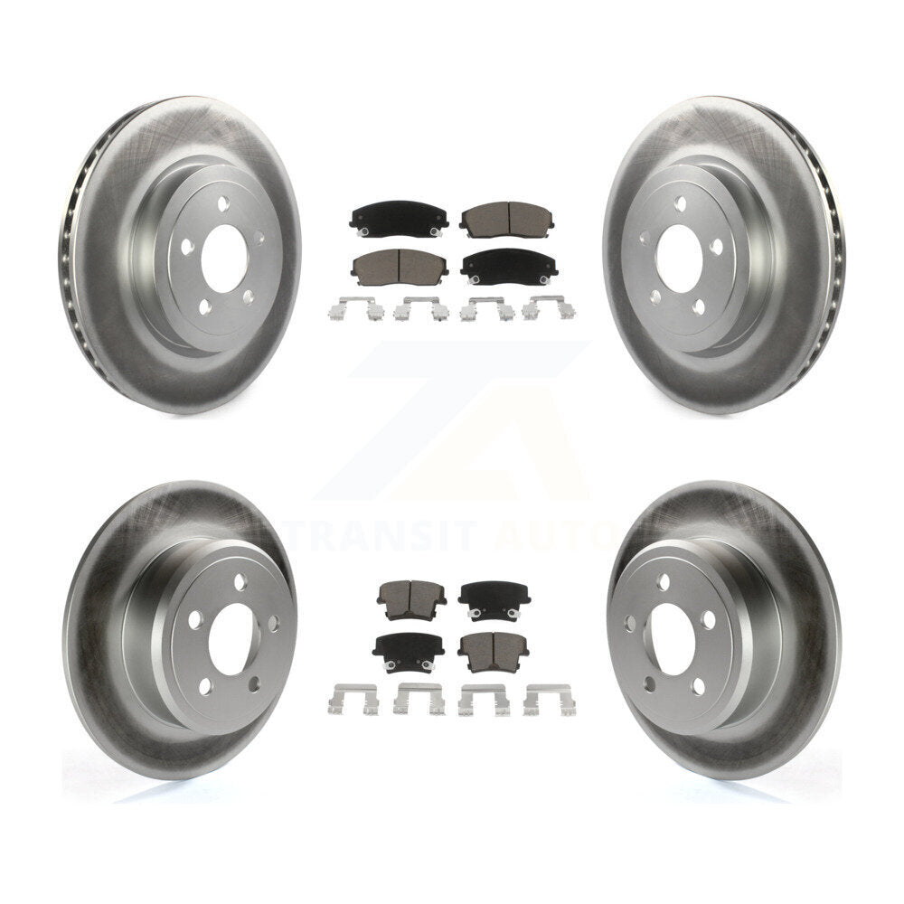 Transit Auto KGC-102259 Disc Brake Kit for 2015-2018 Dodge Charger - Front and Rear