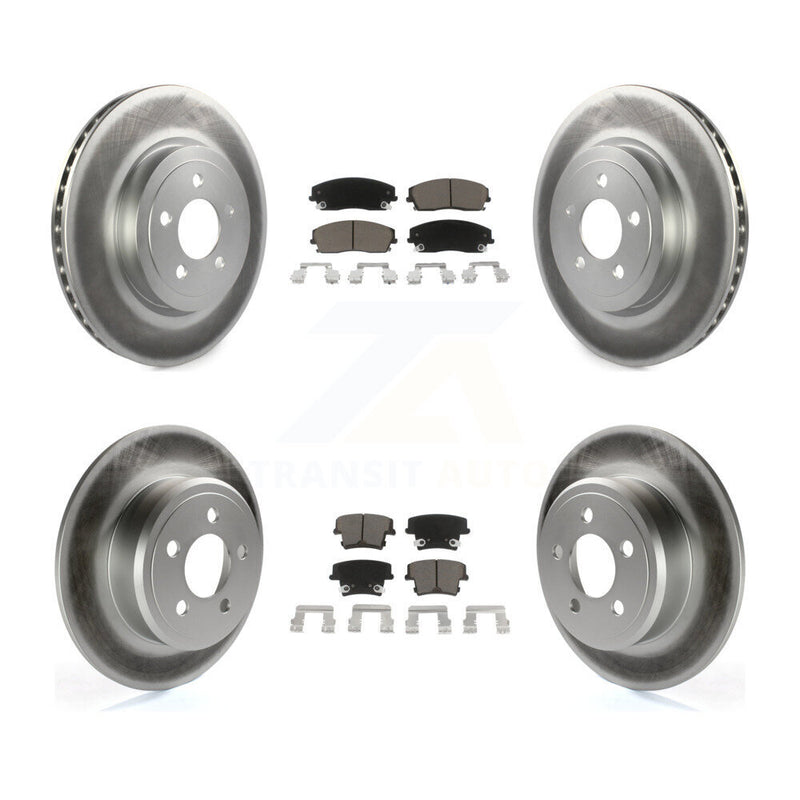 Transit Auto KGC-102259 Disc Brake Kit for 2015-2018 Dodge Charger - Front and Rear