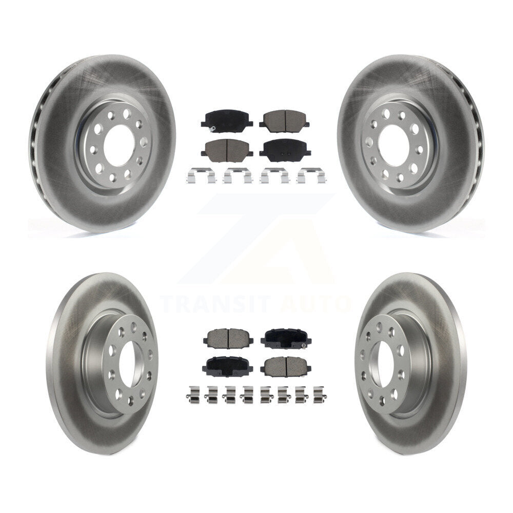 Transit Auto KGC-102260 Disc Brake Kit for 2018-2022 Jeep Compass - Front and Rear