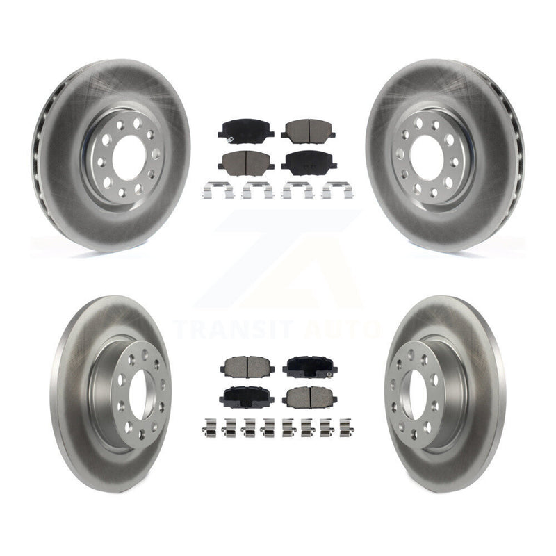 Transit Auto KGC-102260 Disc Brake Kit for 2018-2022 Jeep Compass - Front and Rear