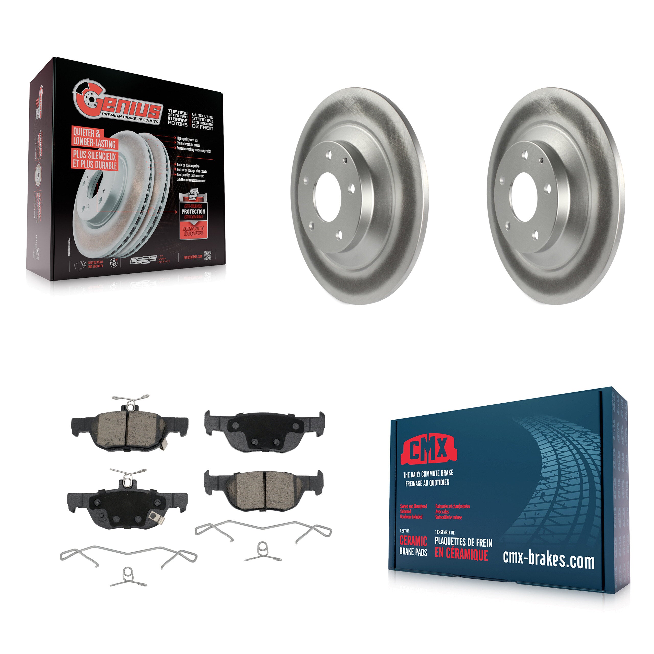 Transit Auto KGC-102263 Disc Brake Kit for 2020-2023 Mazda MX-30 EV, Mazda CX-30 - Rear