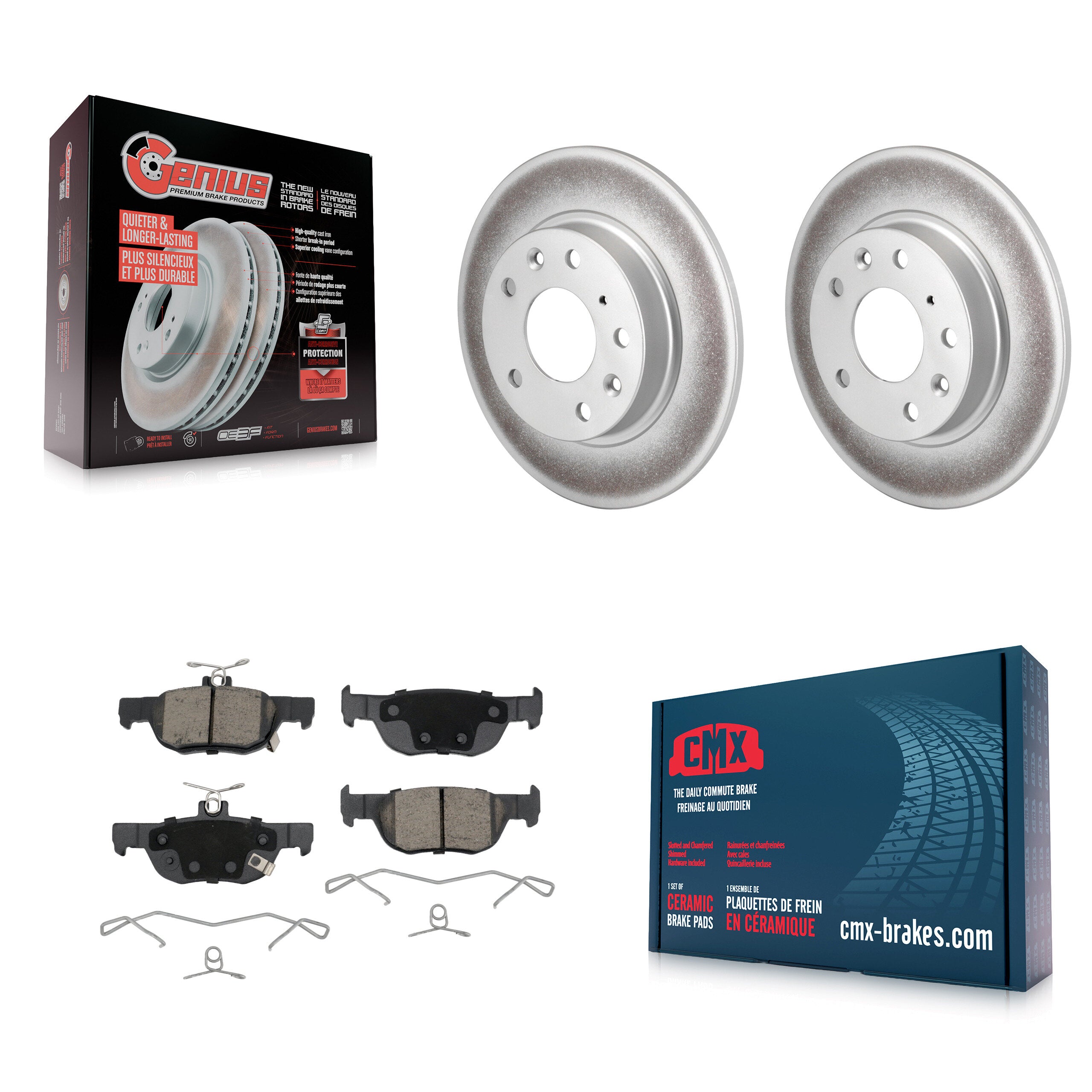 Transit Auto KGC-102264 Disc Brake Kit for 2019-2023 Mazda CX-30, Mazda 3, Mazda 3 Sport - Rear