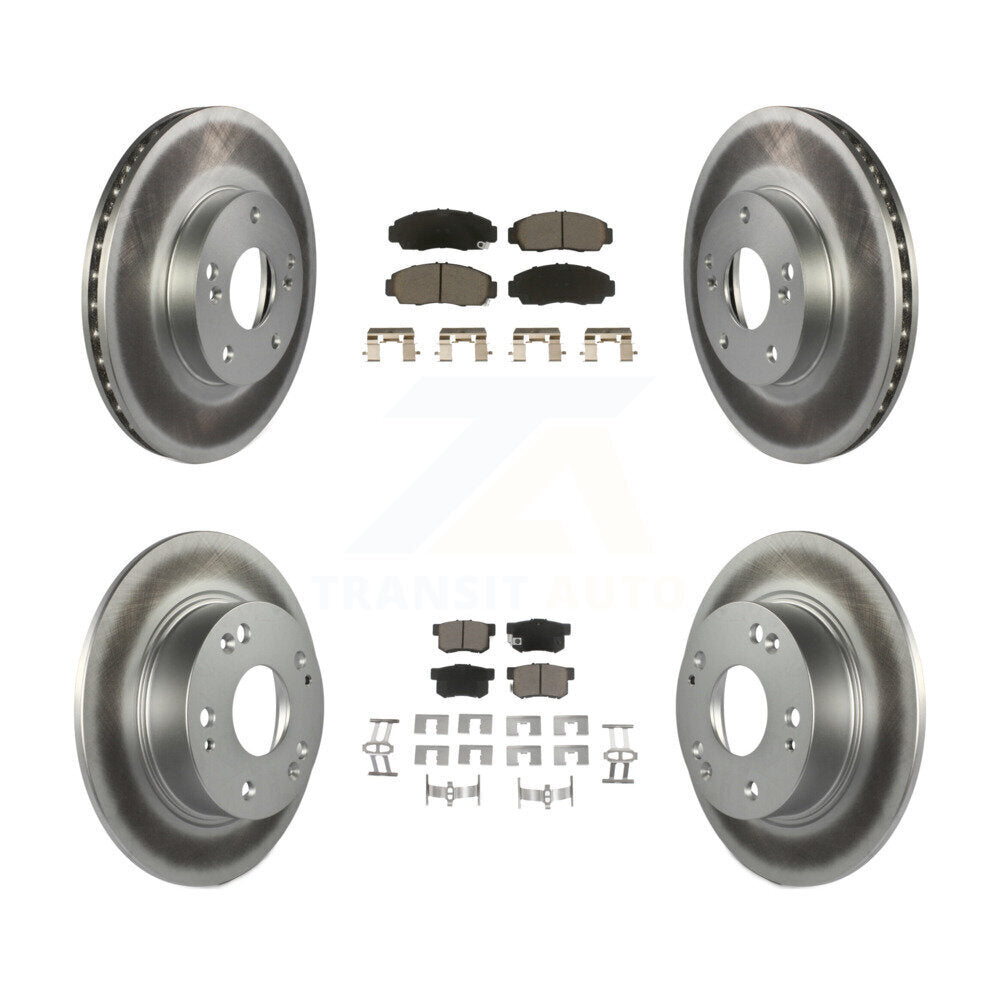 Transit Auto KGC-102272 Disc Brake Kit for 2005 Honda Accord - Front and Rear