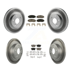 Transit Auto KGC-102274 Disc Brake Kit for 2006-2007 Honda Accord - Front and Rear