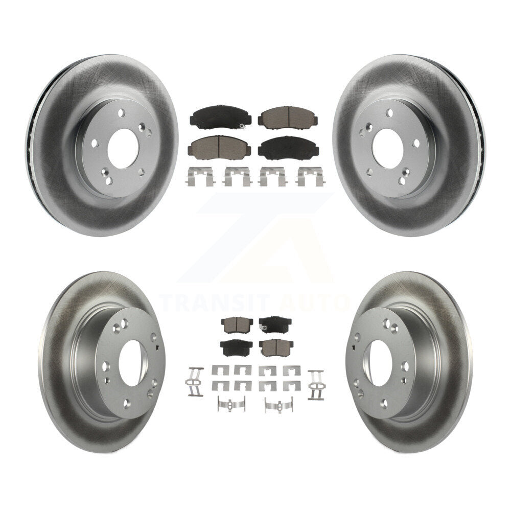 Transit Auto KGC-102276 Disc Brake Kit for 2005-2007 Honda Accord - Front and Rear