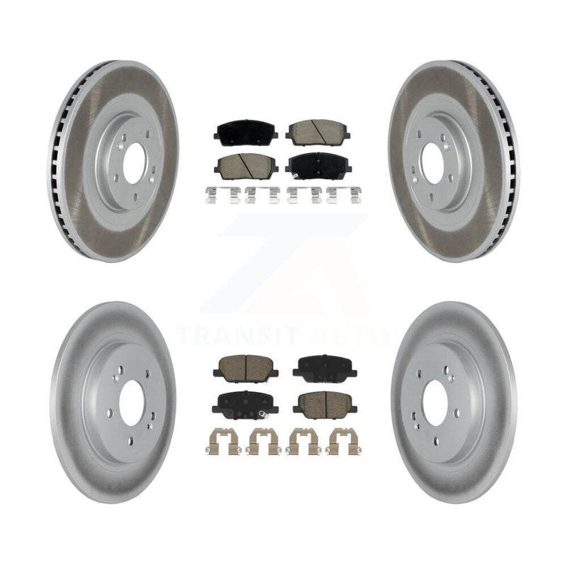 Transit Auto KGC-102280 Disc Brake Kit for 2020-2024 Hyundai Palisade, Kia Telluride - Front and Rear