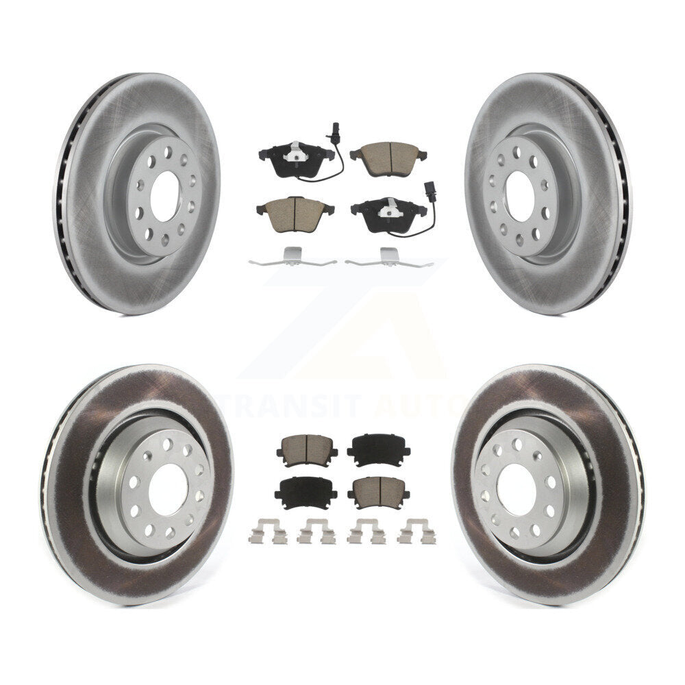 Transit Auto KGC-102281 Disc Brake Kit for 2008-2012 Volkswagen CC, Volkswagen R32 - Front and Rear