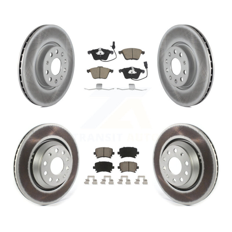 Transit Auto KGC-102281 Disc Brake Kit for 2008-2012 Volkswagen CC, Volkswagen R32 - Front and Rear