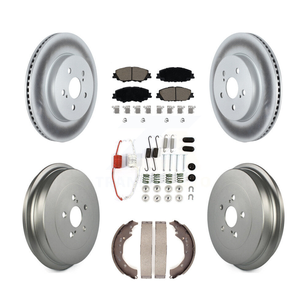 Transit Auto KGC-102283 Disc Brake Kit for 2019 Toyota Corolla - Front and Rear