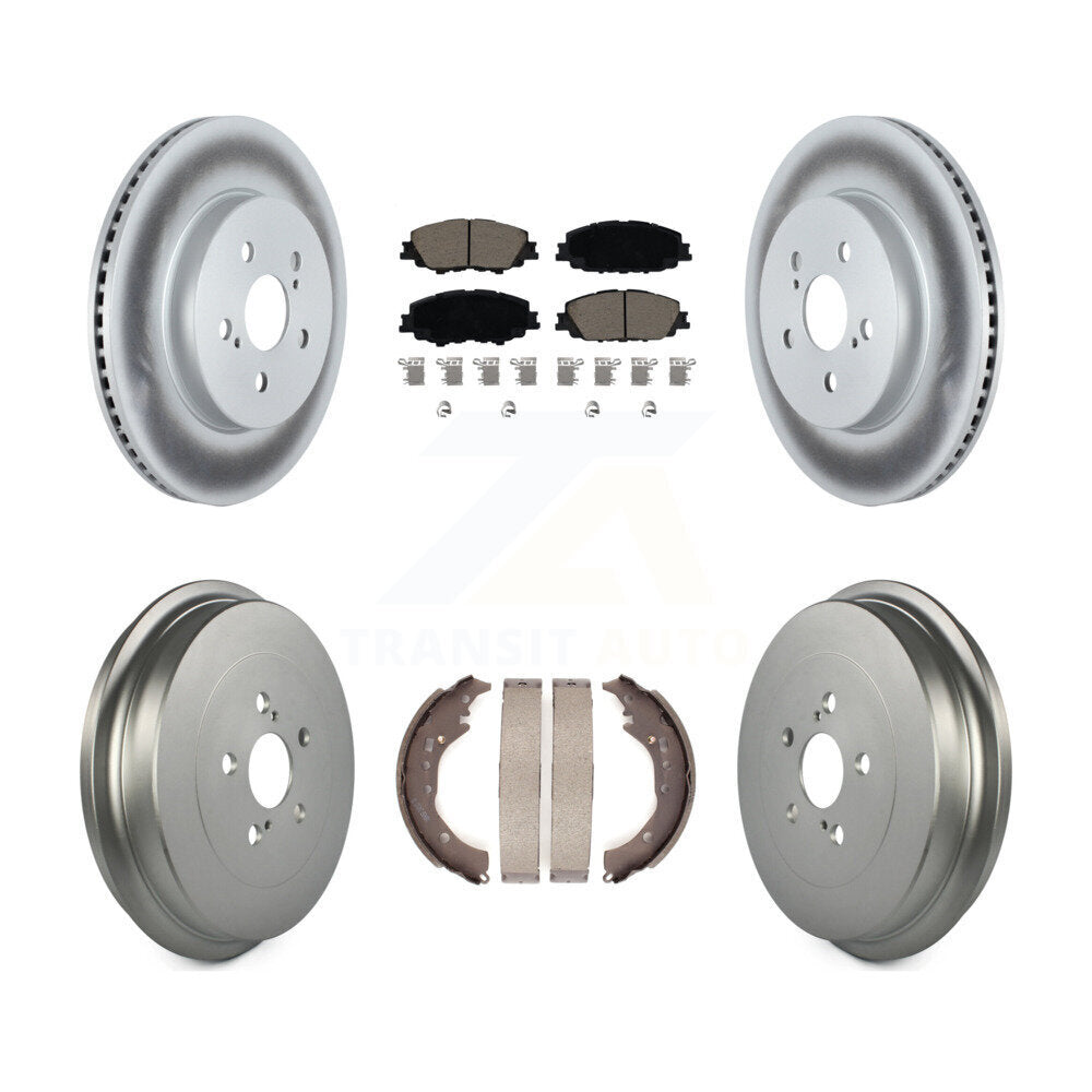 Transit Auto KGC-102284 Disc Brake Kit for 2019 Toyota Corolla - Front and Rear