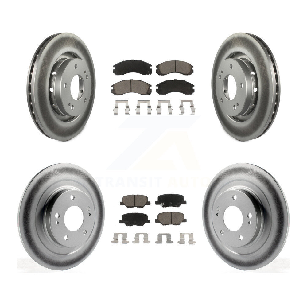 Transit Auto KGC-102285 Disc Brake Kit for 2018-2020 Mitsubishi Outlander PHEV - Front and Rear