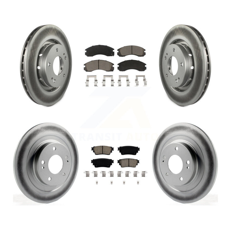 Transit Auto KGC-102286 Disc Brake Kit for 2018-2022 Mitsubishi Outlander PHEV - Front and Rear