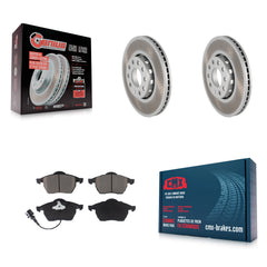 Transit Auto KGC-102303 Disc Brake Kit for 1992-1999 Audi A6 Quattro, Audi 100 Quattro - Front