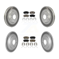 Transit Auto KGC-102305 Disc Brake Kit for 2018-2024 Hyundai Kona, Kia Seltos - Front and Rear