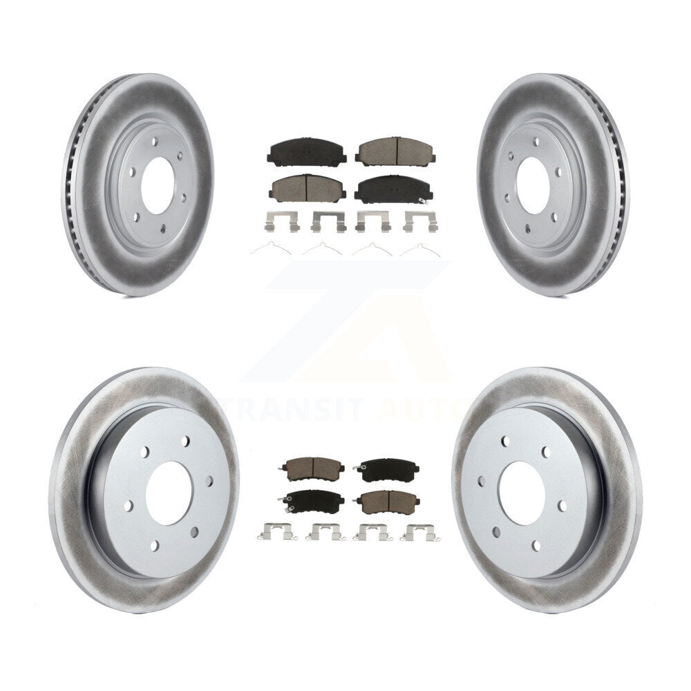 Transit Auto KGC-102307 Disc Brake Kit for 2017-2019 Nissan Armada - Front and Rear