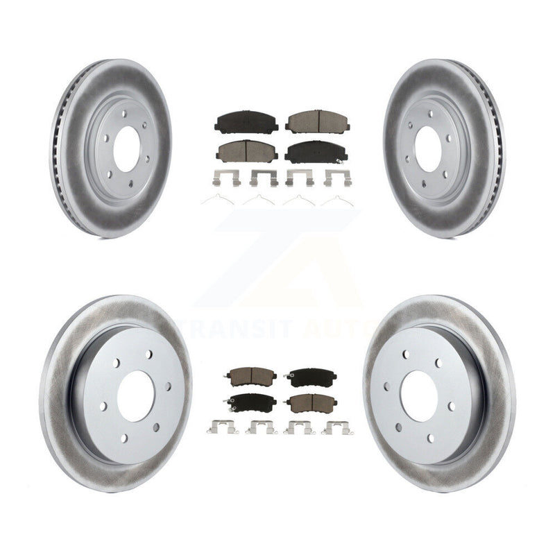 Transit Auto KGC-102307 Disc Brake Kit for 2017-2019 Nissan Armada - Front and Rear