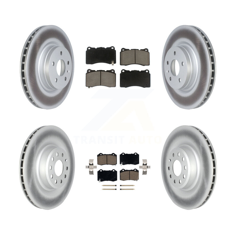 Transit Auto KGC-102309 Disc Brake Kit for 2017-2019 Tesla S, Tesla X - Front and Rear