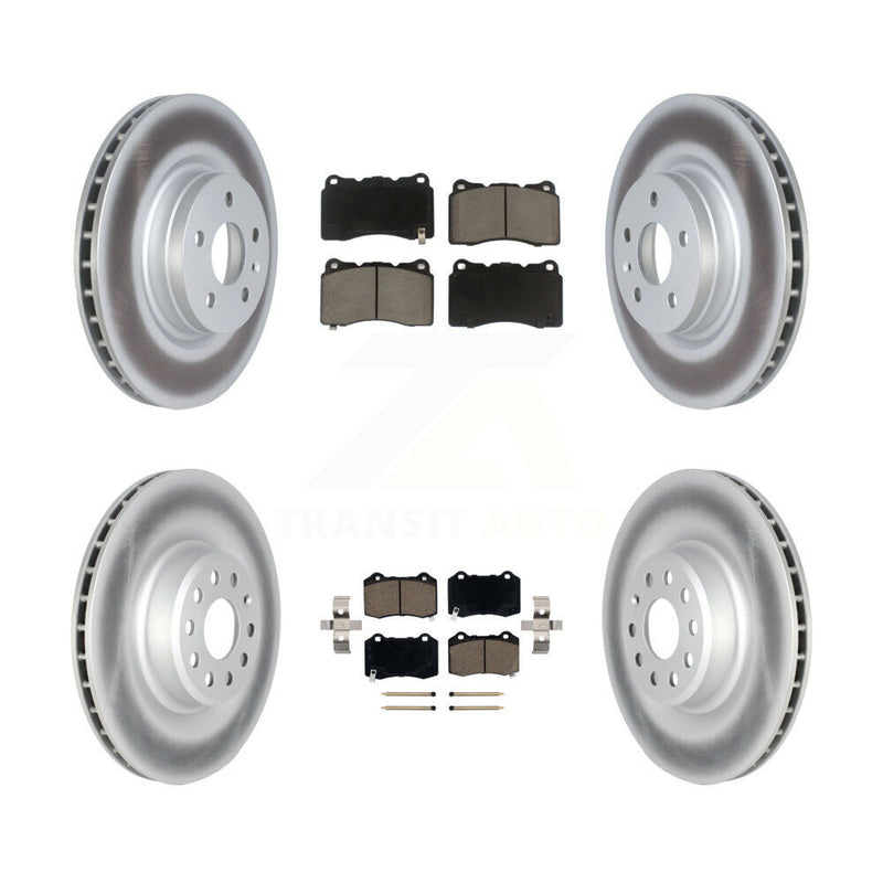 Transit Auto KGC-102309 Disc Brake Kit for 2017-2019 Tesla S, Tesla X - Front and Rear