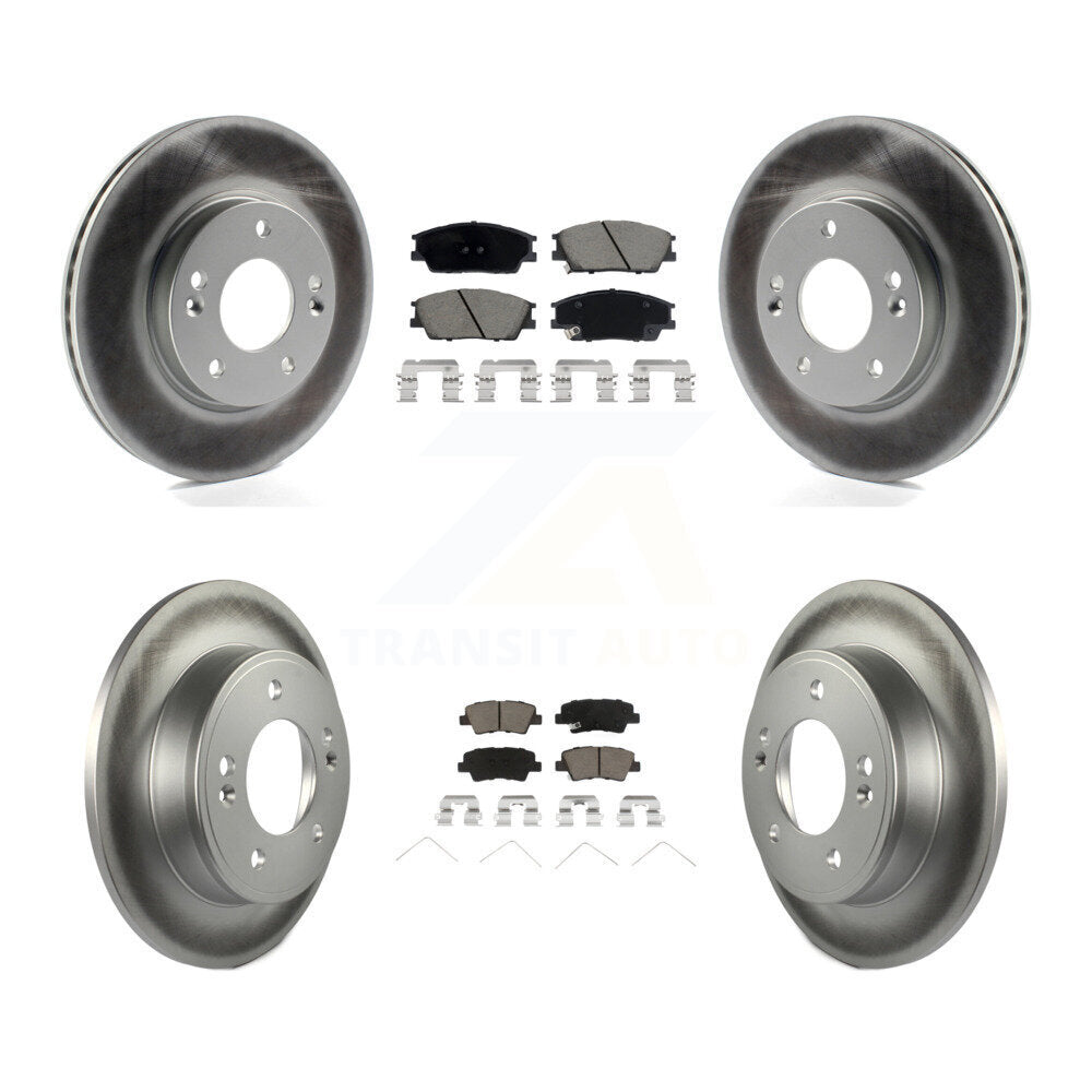 Transit Auto KGC-102311 Disc Brake Kit for 2020-2023 Hyundai Venue, Kia Soul - Front and Rear