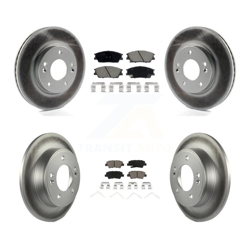 Transit Auto KGC-102311 Disc Brake Kit for 2020-2023 Hyundai Venue, Kia Soul - Front and Rear