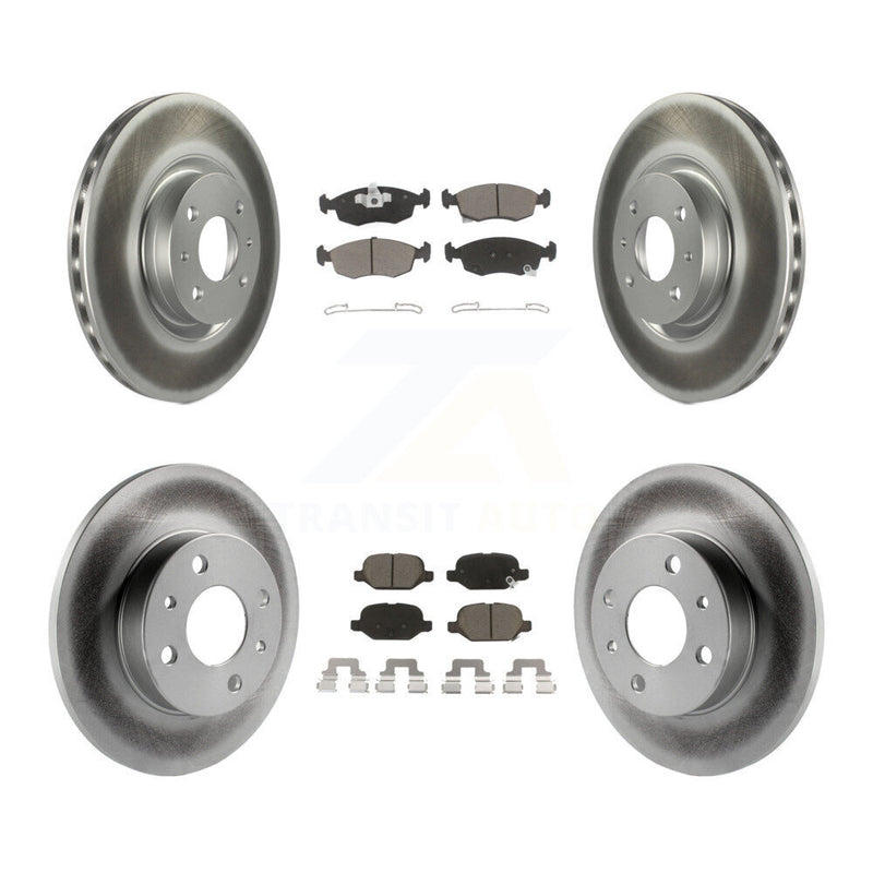 Transit Auto KGC-102312 Disc Brake Kit for 2018-2019 Fiat 500 - Front and Rear